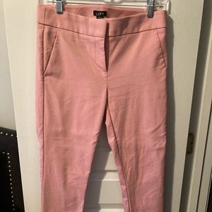 LOFT pink dress pants